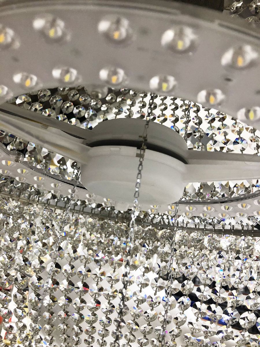 Потолочная люстра Bohemia Ivele Crystal 19321/55IV/LED-DIM Ni