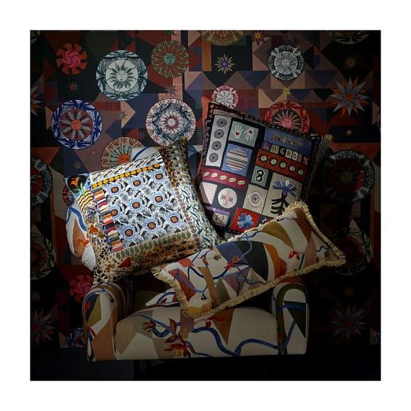 Подушка CCCL0641, Bloc Note, Mosaique, Christian Lacroix 55 x 55см