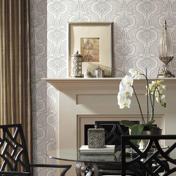 Обои York HO2152 Lotus Palm Grey