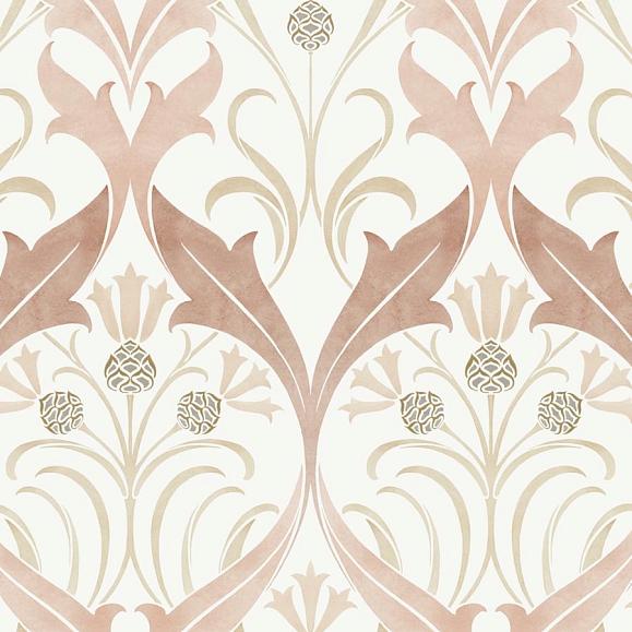 Обои York AC9175 Pinecone Ribbon Blush