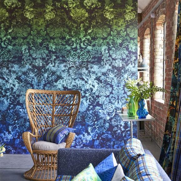Панно Designers guild PDG1139/03 Tarbana Damask Midnight