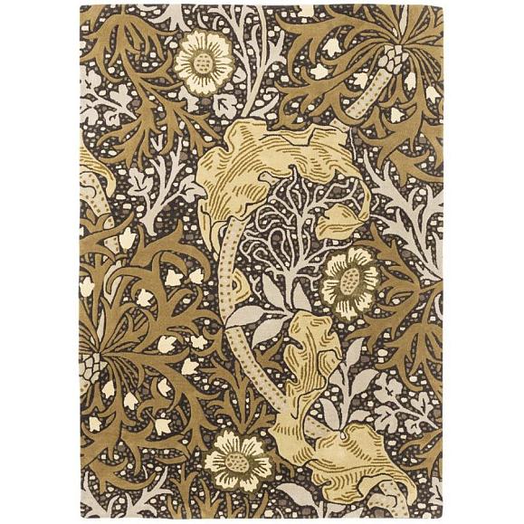 Ковер Morris 127006 (140x200) Seaweed Charcoal/Mustard 200x280 см