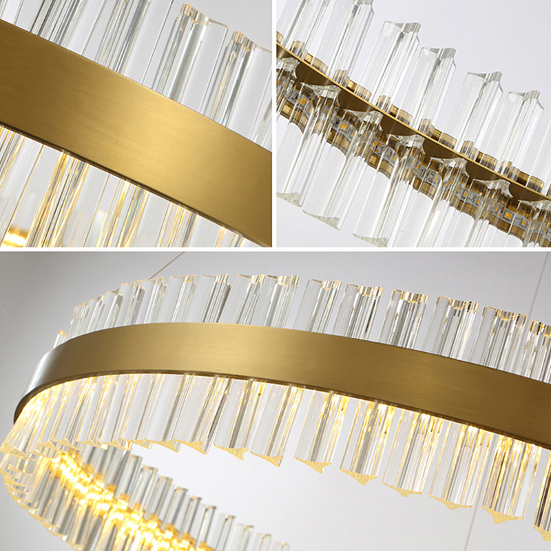 Подвесная люстра Delight Collection Saturno D8532P/R800 gold