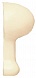 Angulo Moldura Lisa BP Biscuit 5x2,3 ADNE5132