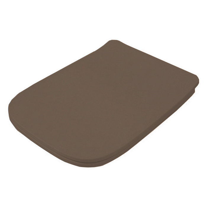 Artceram A16 Сиденье для унитаза с микролифтом , цвет: Brown tortora/хром