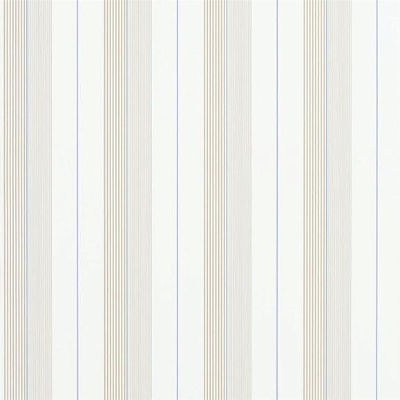 Обои Ralph Lauren PRL020/08 Aiden Stripe Natural / Blue