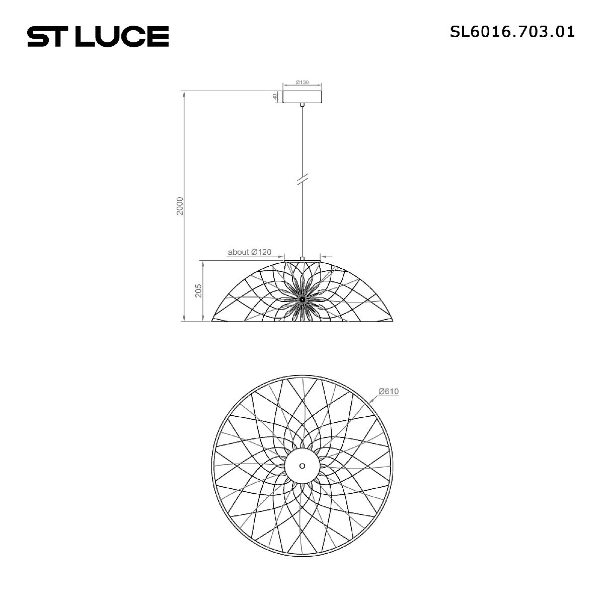 Подвесной светильник ST Luce Bound SL6016.703.01