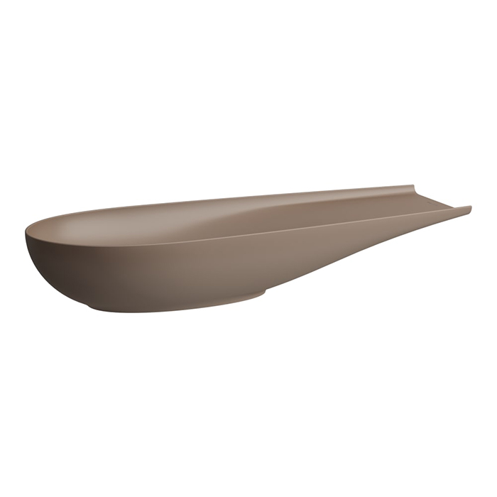 Laufen Alessi One Раковина-чаша 100х38х17см., без отв., без перелива, с покр. LCC, цвет: кофейный матовый