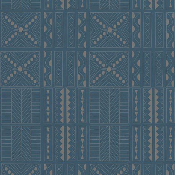 Обои Aura Signature WP191023 Mahori Azul-Plata