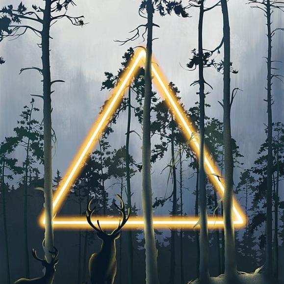 Панно Hygge Wall H10763 Triangle Yellow
