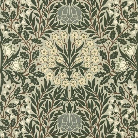 Обои бумажные Morris 217585 коллекции Unfinished Works Wallpaper