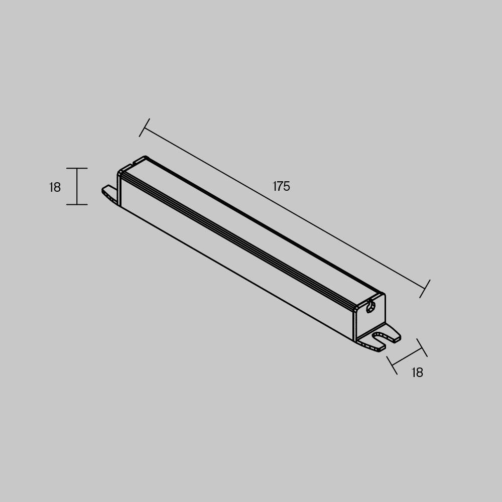 Блок питания Maytoni Led Strip PSL003 24В 24Вт IP20 821027
