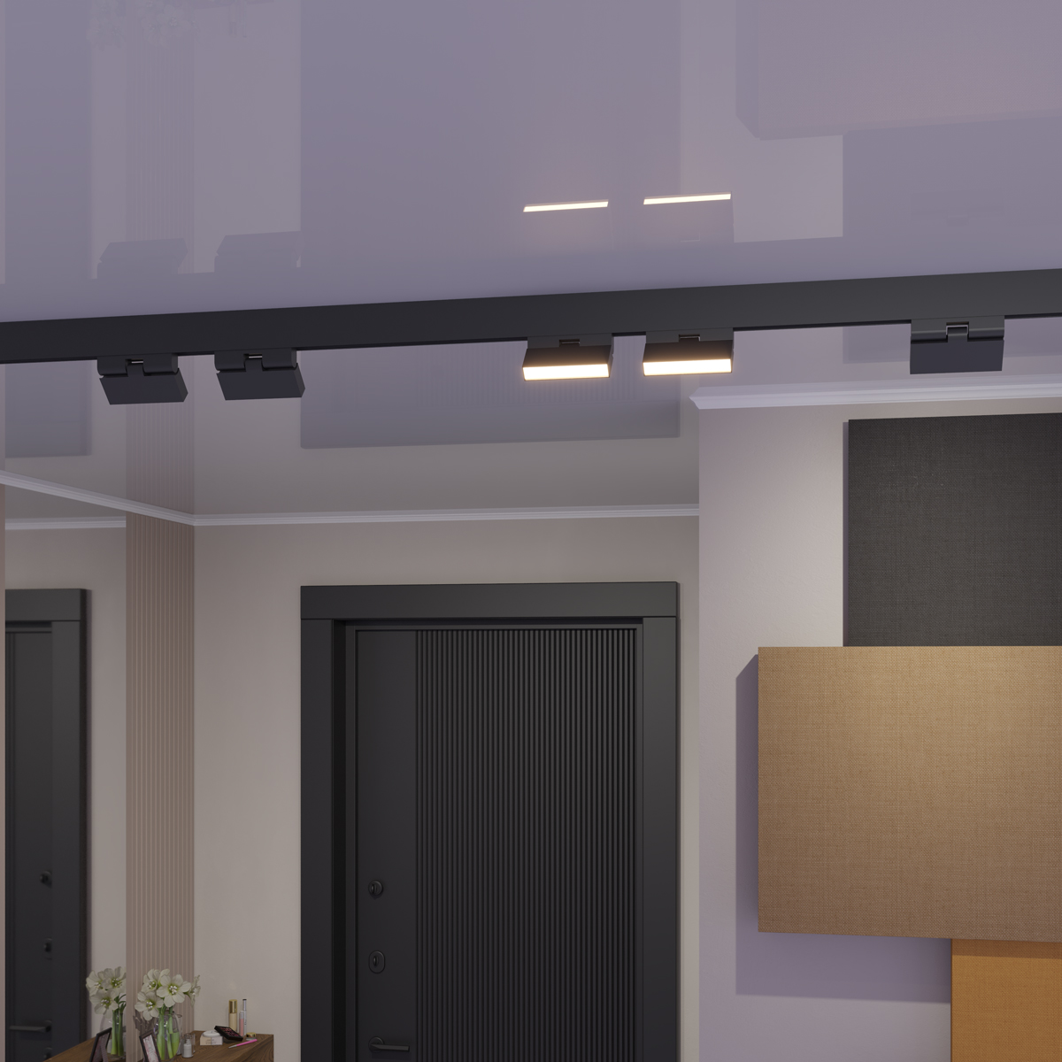 Трековый светильник с переключ. цв. темпер. Novotech Shino Flum 359672