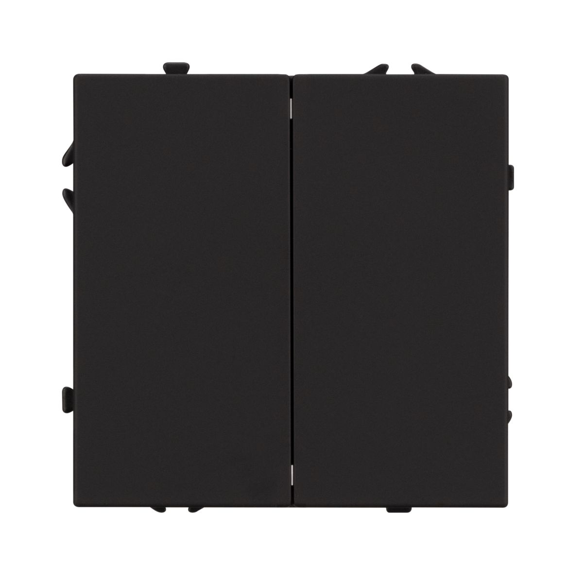Выключатель звонковый 2 кл софт-тач черный оникс Arlight SWT-MKR2-SFPL-BK (250V, 10A) 061738(1)