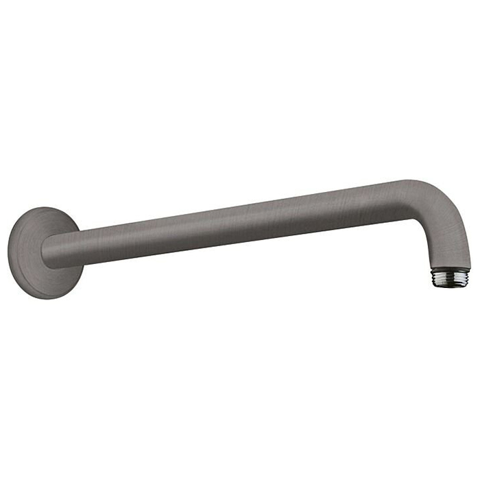 Hansgrohe Держатель верхнего душа, настенный, цвет: шлифованный черный хром