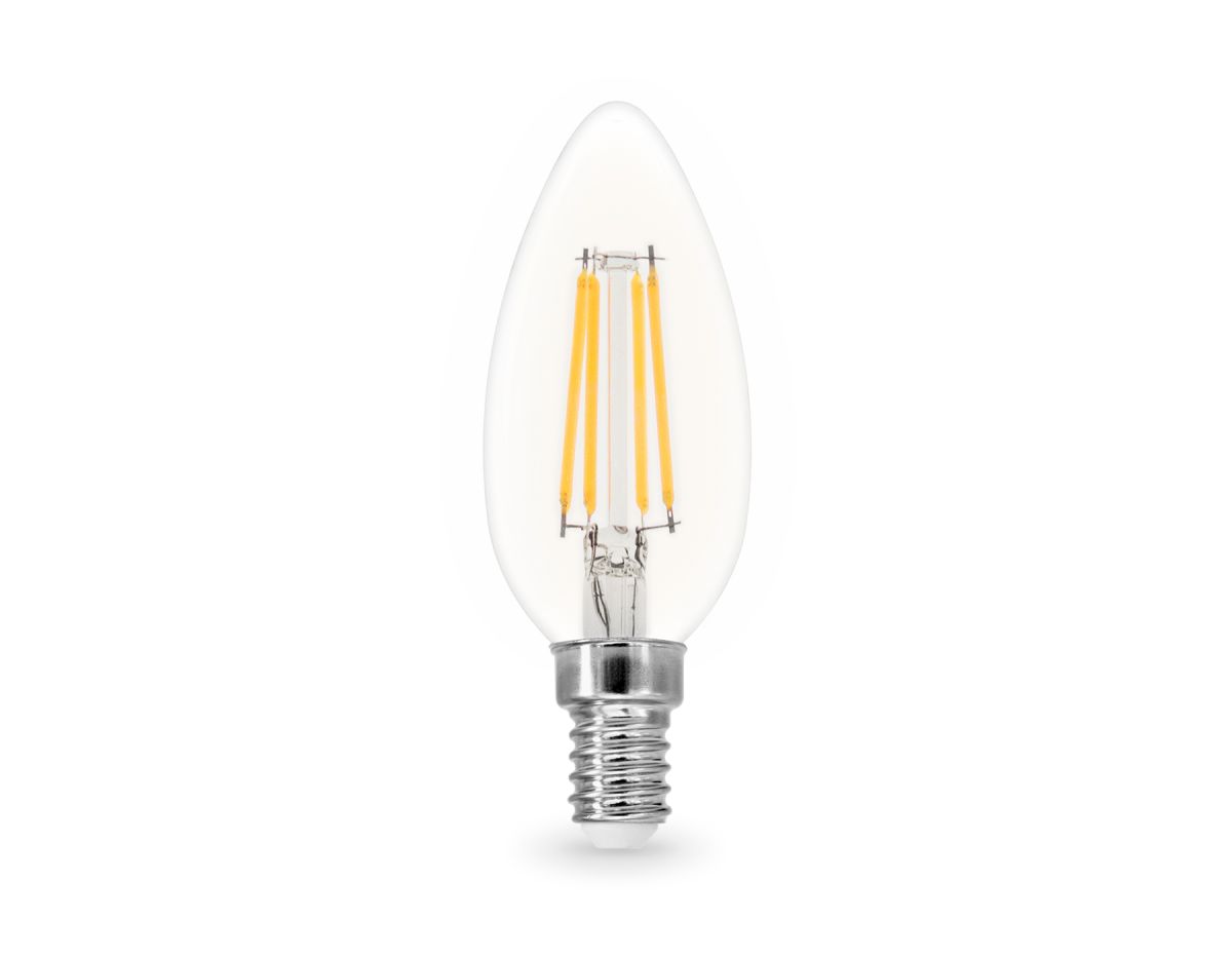 Филаментная светодиодная лампа Ambrella Light Bulbing E14 11W 4000K свеча 351114