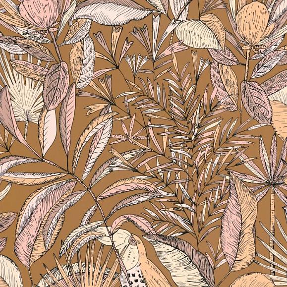 Обои Caselio NGR103014269 Jardin de Bel Air Ocre rose