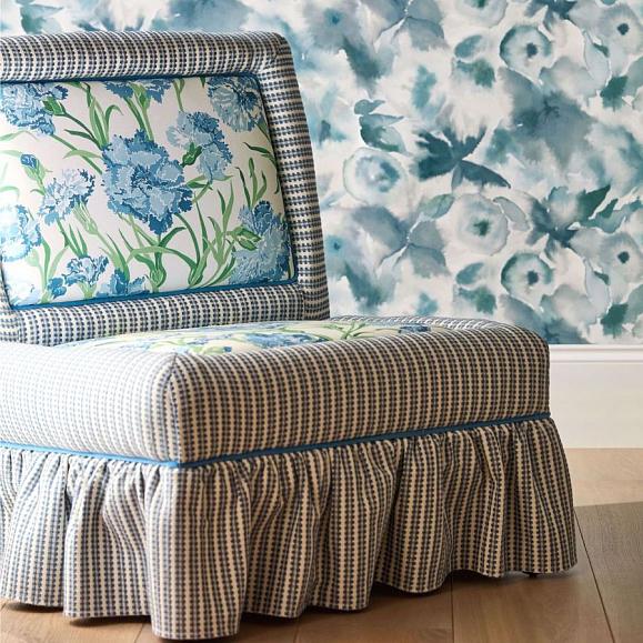 Обои Harlequin 113138 Flores Cornflower/First Light/Denim