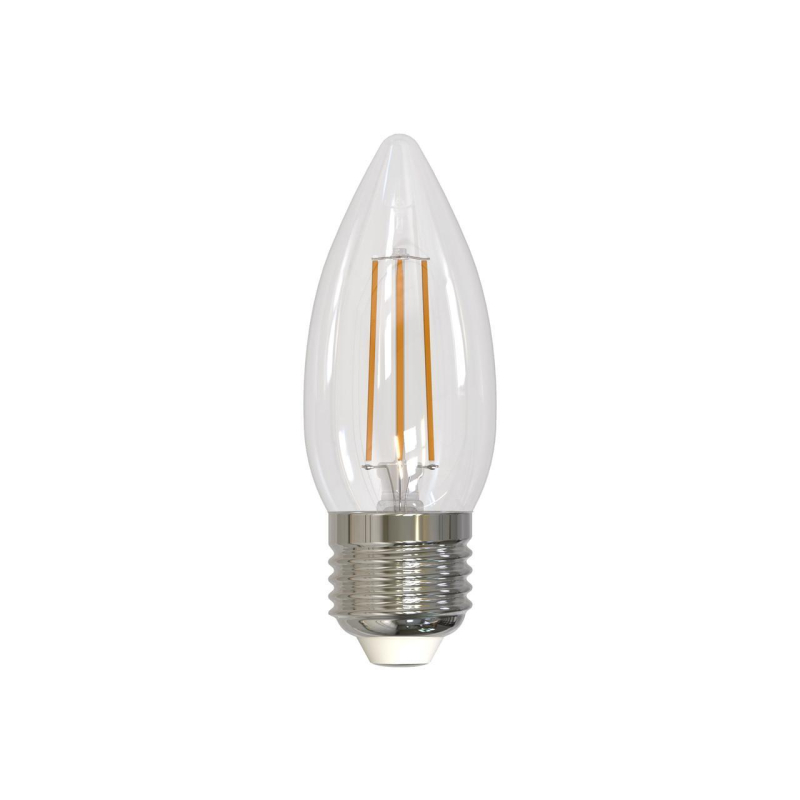 Лампа светодиодная филаментная (UL-00005166) Uniel E27 11W 3000K прозрачная LED-C35-11W/3000K/E27/CL PLS02WH
