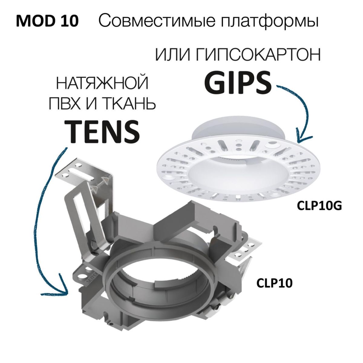 Точечный светильник Skytek SkyPORT.10 MOD-R CLP10MR2