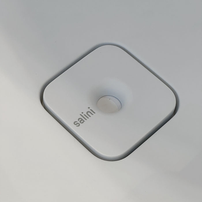Salini Perla W Ванна пристенная 170x90см, материал S-Stone, цвет: белый матовый