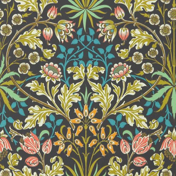 Обои Morris 510009 Hyacinth Enchanted Green