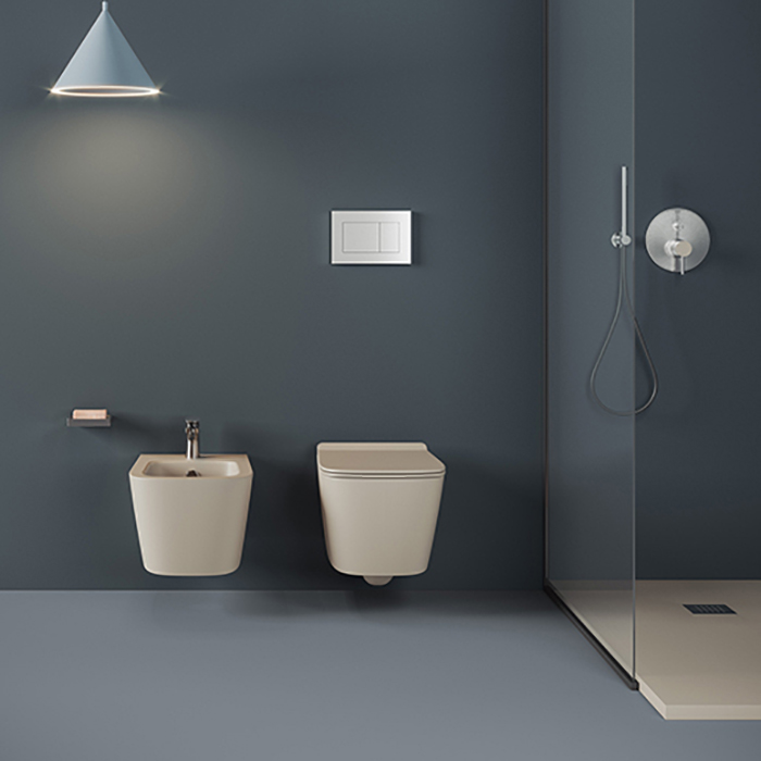 Artceram A16 Унитаз подвесной 36x52см, безободковый, saniglaze, the.reel, цвет: белый