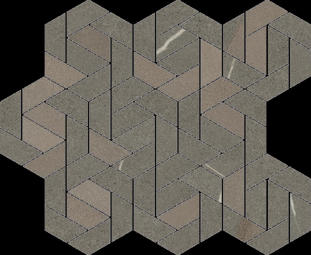 Metropolis Arcadia Brown Mosaico Icon Nat 28.6x34.7