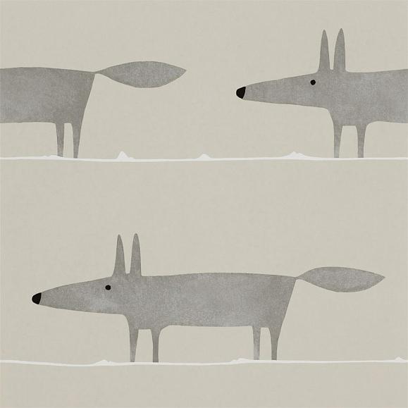 Обои Scion 112270 Mr Fox Silver
