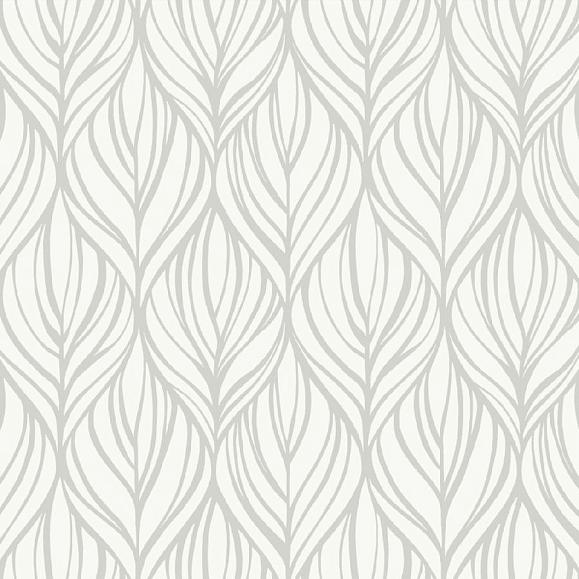 Обои York DT5084 Palma White/Silver