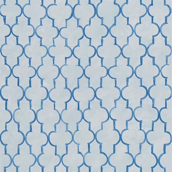 Обои Designers Guild PDG1151/04 Pergola Trellis Cobalt