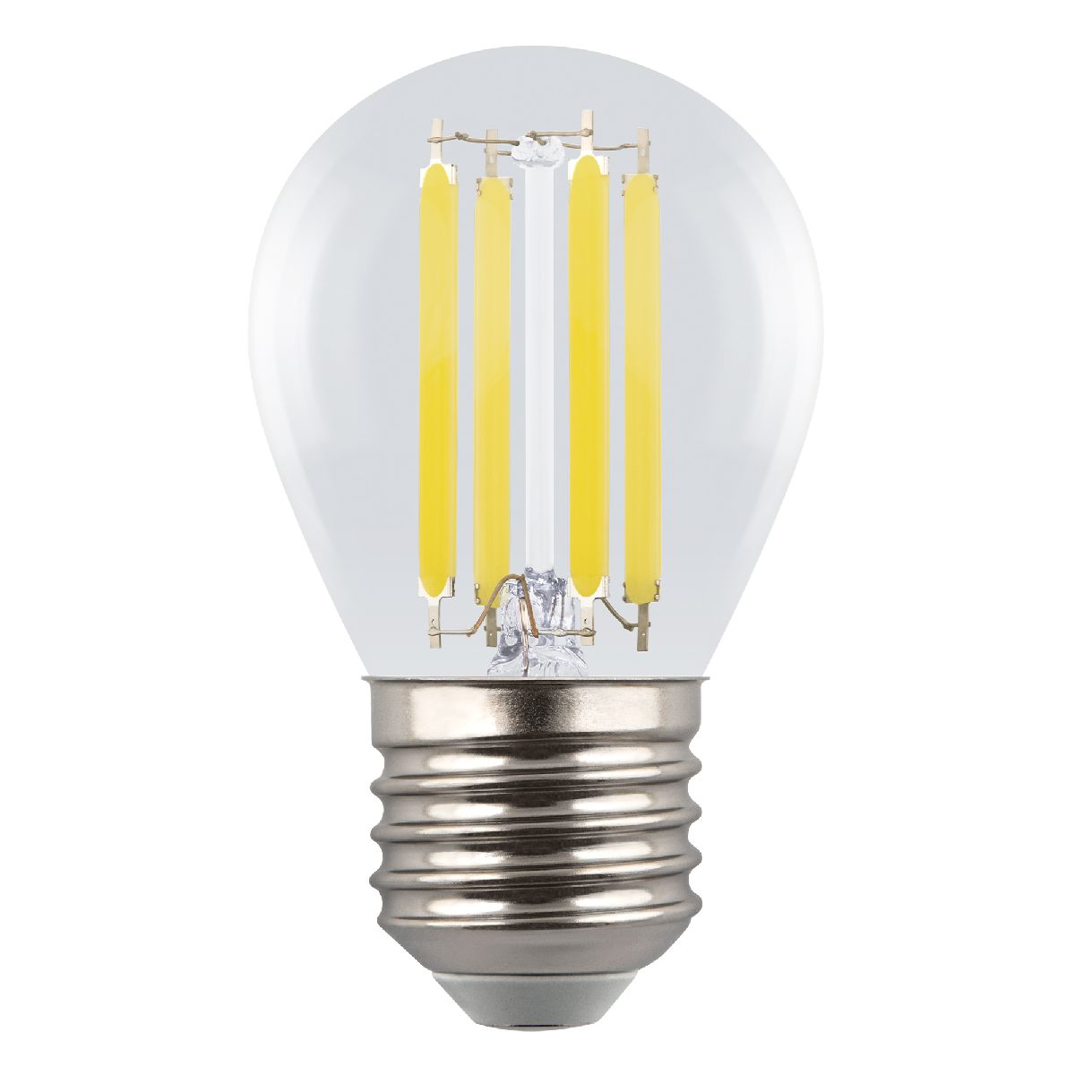 Лампа светодиодная филаментная Uniel LED-G45-4W/3000K/E27/CL GLY01TR UL-00011940