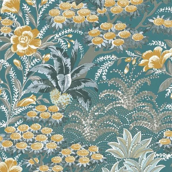 Обои Casamance 75080202 Alba Celadon/Orage