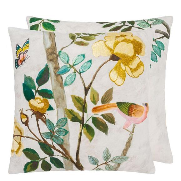 Подушка CCDG1211, Papillon Chinois, Parchment, Designers Guild 50 x 50см