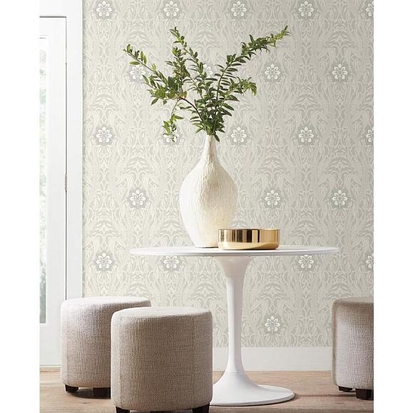Обои York DM4992 Gatsby Damask Grey