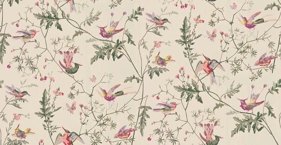 Обои Cole & Son 100/14071 Hummingbirds