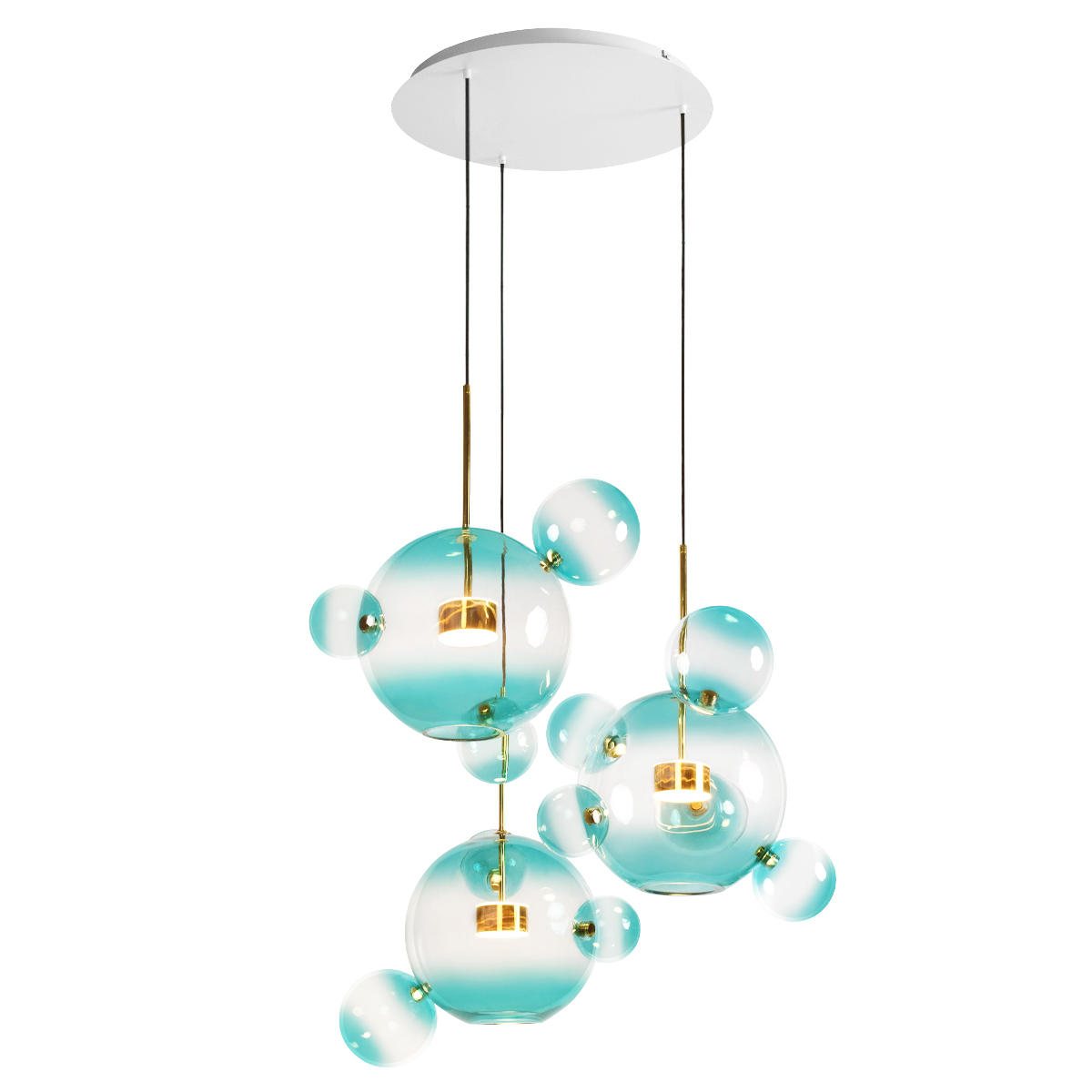 Подвесная люстра Loft IT Bolle 2027-D3 Blue