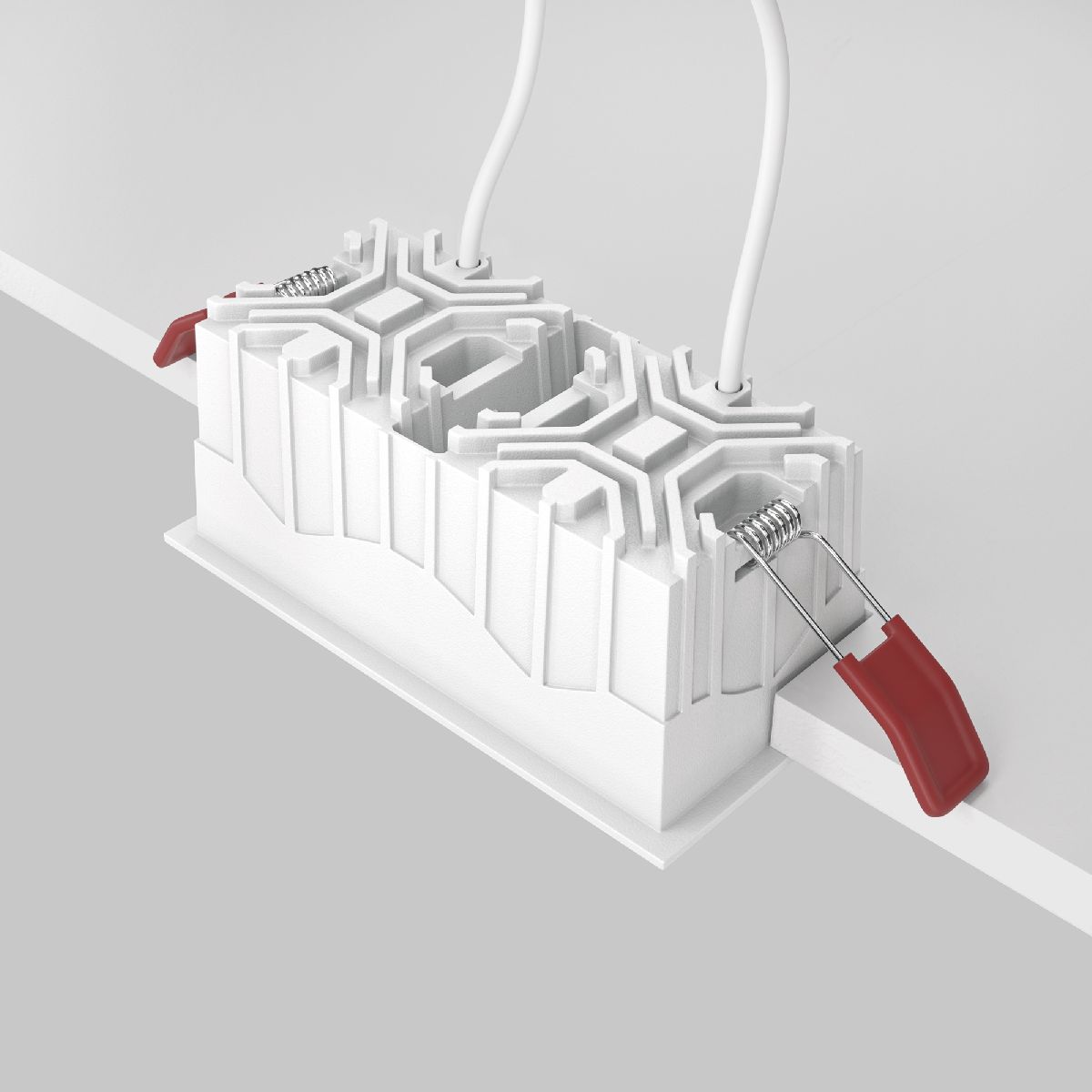 Встраиваемый светильник Maytoni Technical Alfa LED DL043-02-10W3K-SQ-W