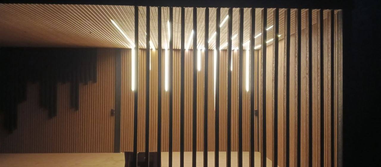 Фасадная реечная панель ДПК Holzhof Эко / Eco 219*24*3000мм, Коричневый