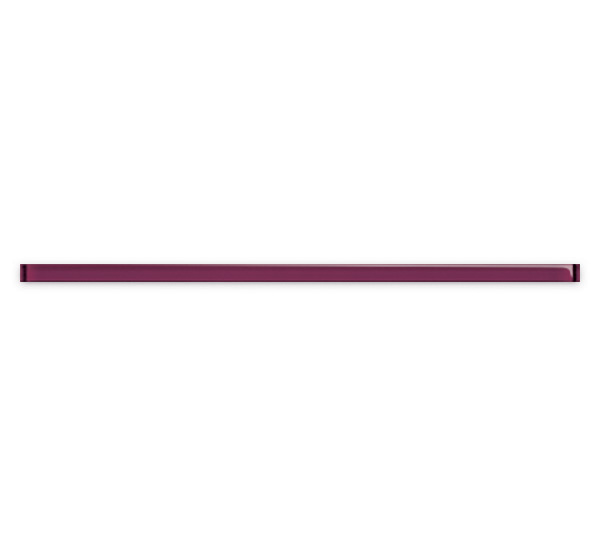 Бордюр стеклянный Universal Glass пурпурный 2x60 (UG1L222)