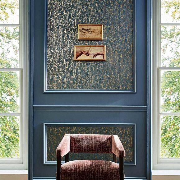 Обои Zoffany 312994 Moresque Glaze Indigo