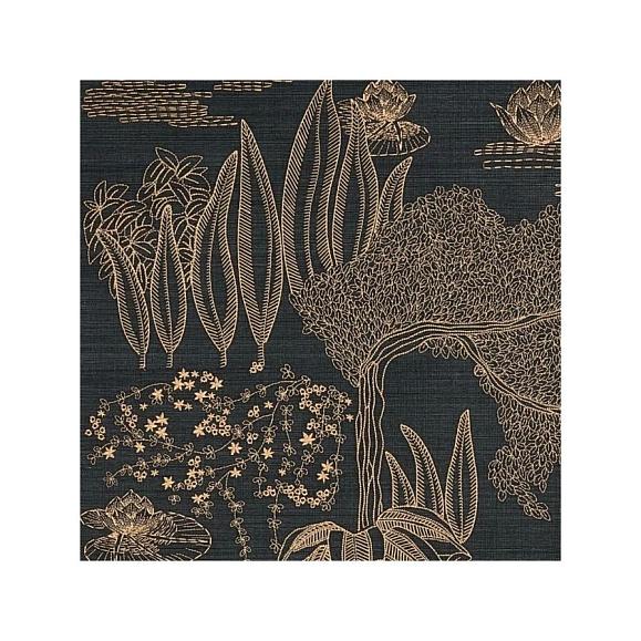 Обои Casamance 71360107 Hasu Noir cuivré