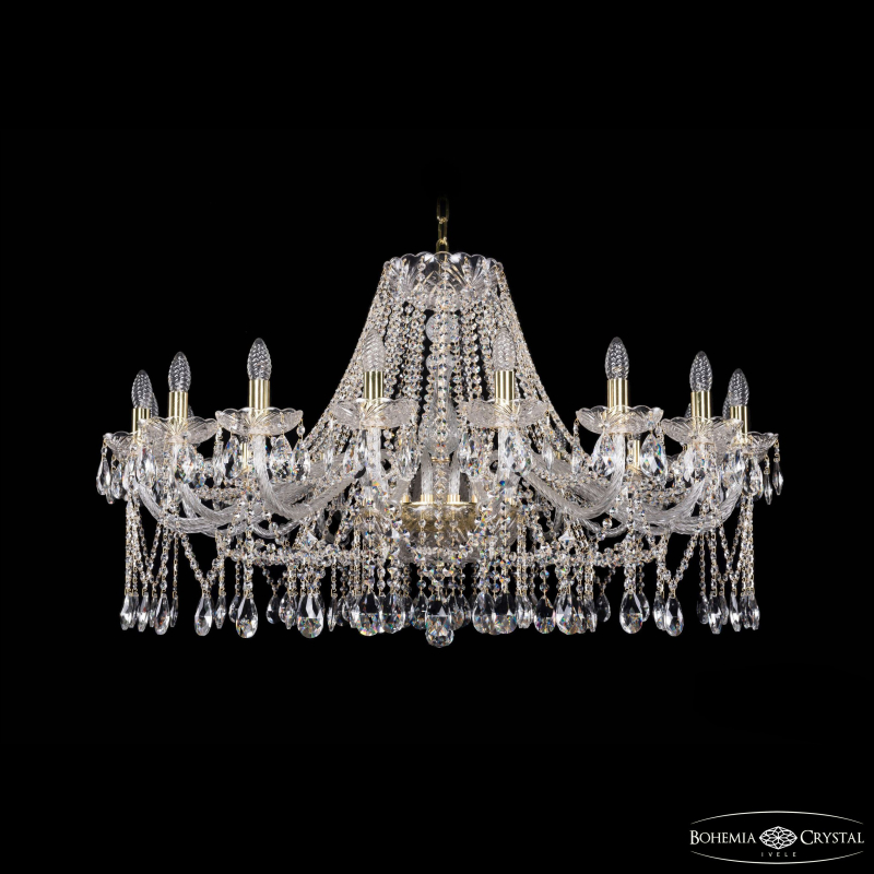 Подвесная люстра Bohemia Ivele Crystal 1413/18/400 G
