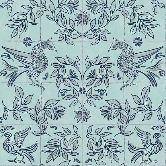 Обои Coordonne 9200081N Ceramica Aqua