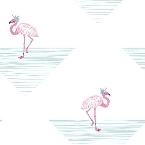 Обои Architector Little Genius DA61701 Dancing Flamingo