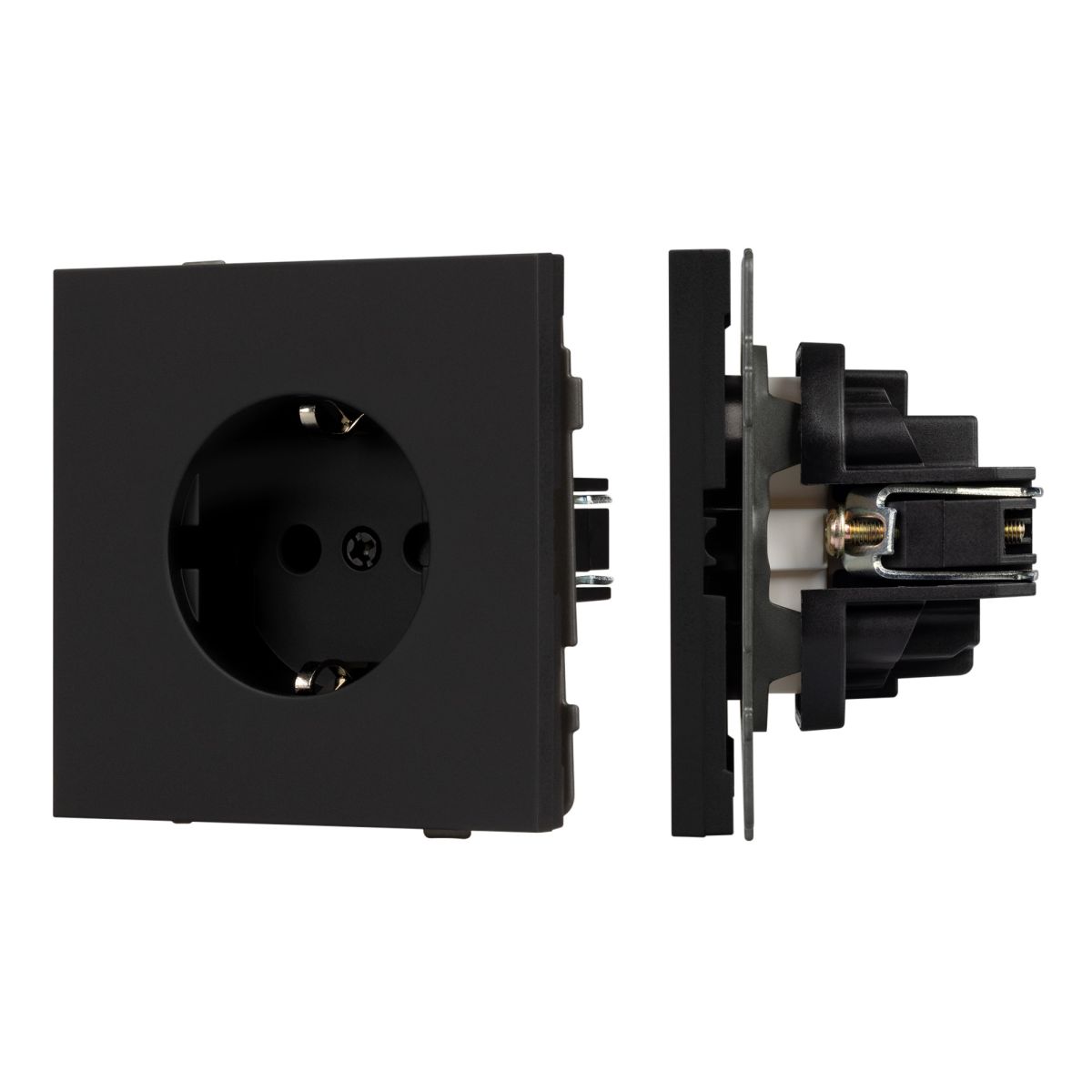 Механизм электрической розетки Arlight SCT-TENDO-MEU1-SFPL-BK (230V, 16A) 054638