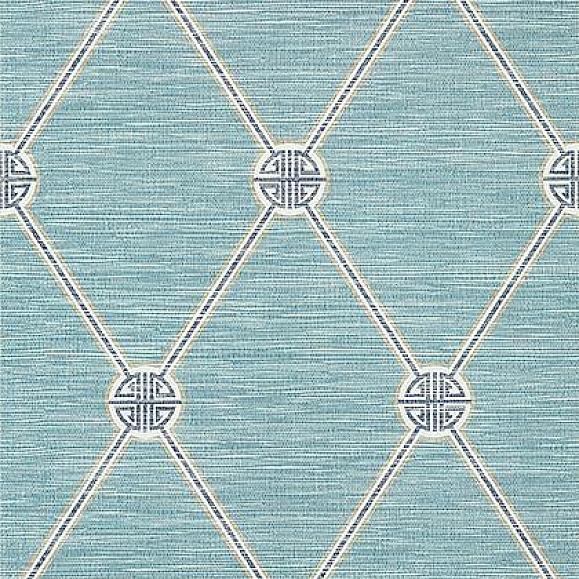 Обои Thibaut T13391 Turnberry Trellis Mineral