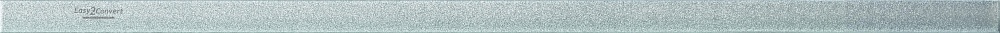 Бордюр Universal Glass Decorations серебристый 3x89 O-UGD-WGA37