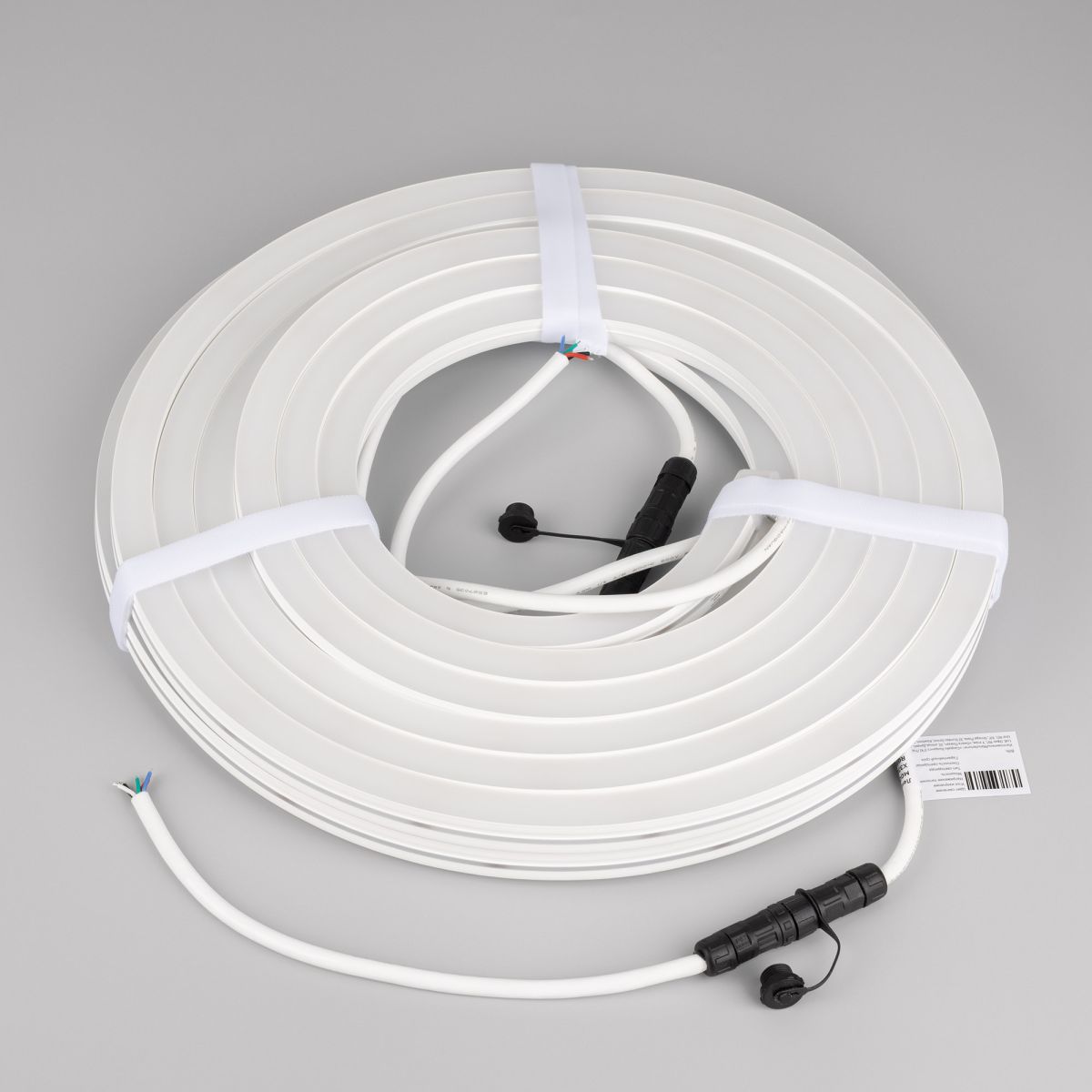 Светодиодная лента герметичная Arlight MOONLIGHT-PRO-SIDE-X336-16x16mm 24V RGBW-Warm (12 W/m, IP67, 10m, wire x2) (Вывод боковой) 054977