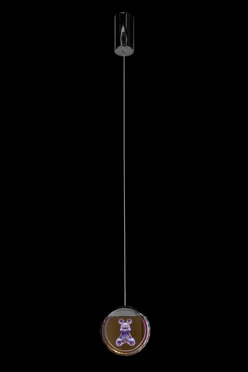 Подвесной светильник Mickey LE7714/1BL Black Chrome